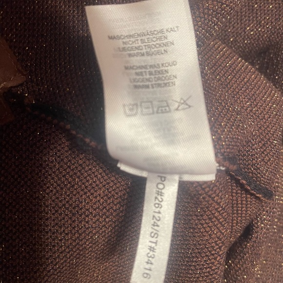 LYSSE New York Women's Black and Brown Argyle Sweater - Picture 6 of 9